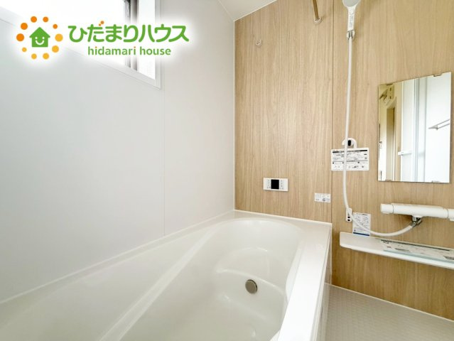 いわき市常磐上湯長谷町第2　新築戸建の浴室|大人が足を伸ばしても十分な広さ！一人でゆっくりくつろぐ時間も大切です！