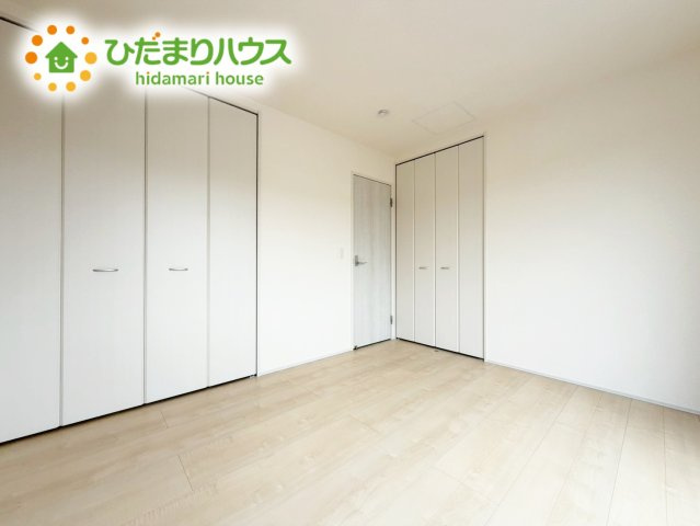 いわき市常磐上湯長谷町第2　新築戸建の洋室|大きなベッドを置いても余裕の広さの主寝室♪♪