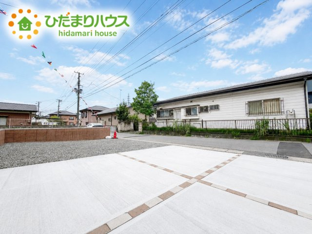 いわき市常磐上湯長谷町第2　新築戸建の駐車場|急な来客も安心の駐車スペース(*^^*)