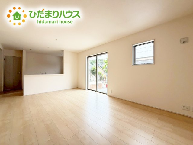 いわき市常磐上湯長谷町第2　新築戸建の居間・リビング|お子様が元気に遊べる広々としたリビングです。