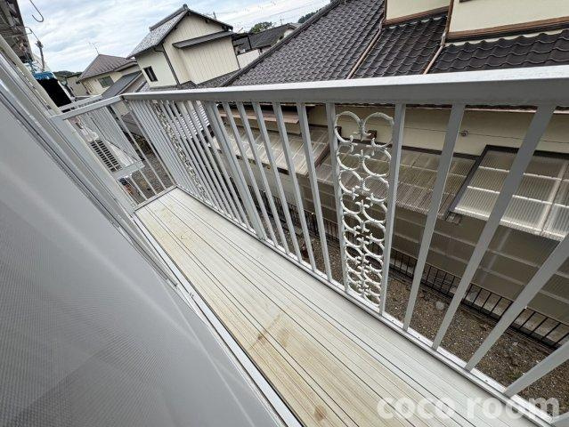 プレジール東海のバルコニー