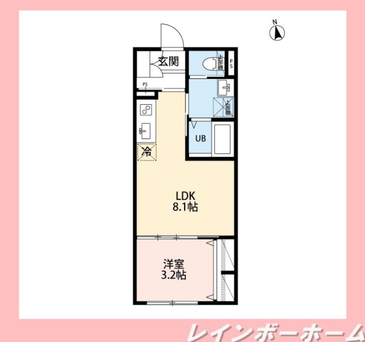 ＼＼【仲介手数料：不要】　対象物件■初期費用５万円以下■／／の間取り