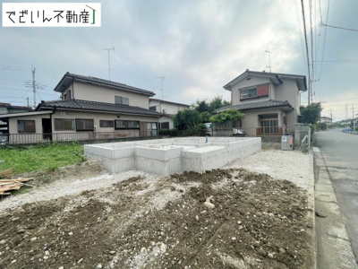 【外観】 | GRAFARE熊谷市肥塚2期　新築住宅 | 現地(2026年7月撮影)