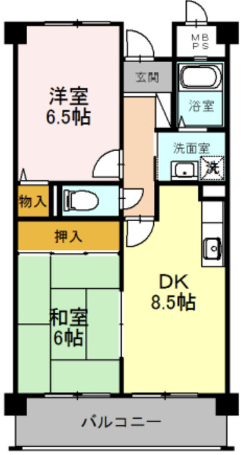 龍の樹マンションの間取り