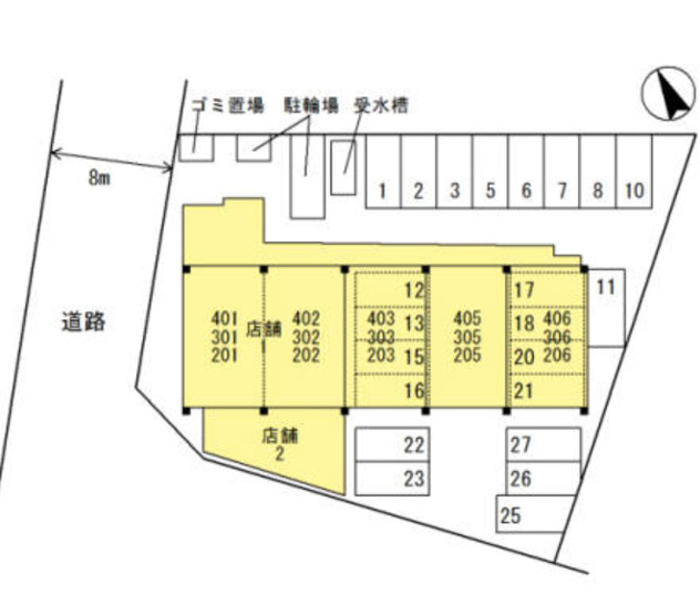 【区画図】 | 龍の樹マンション