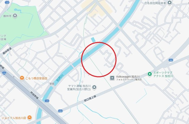 ファミールハイツ加古川壱番館　　山陽電鉄「浜の宮駅」徒歩19分の地図