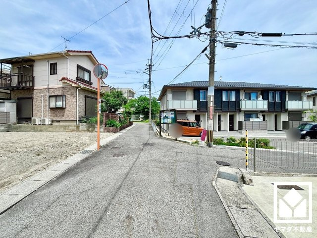 大津市坂本2丁目　1期　1号棟の前面道路含む現地写真|6月21日　現地写真更新