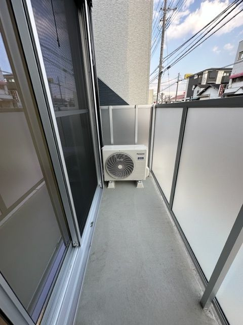 T.T.R南柏のバルコニー|バルコニー付きです