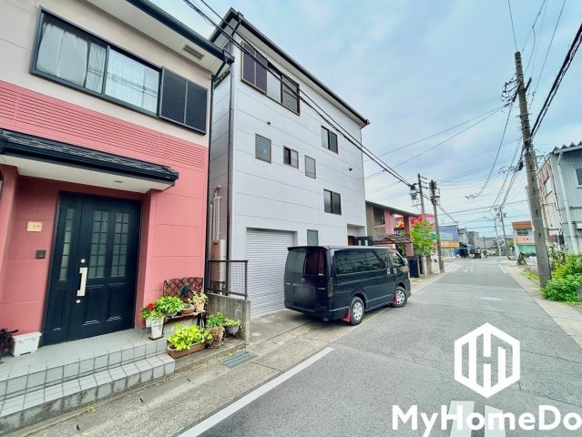 西区大野木4丁目の前面道路含む現地写真