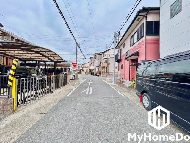 西区大野木4丁目の前面道路含む現地写真