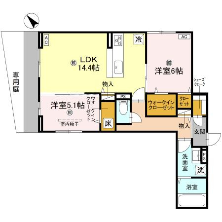 【間取り】 | ディーレガシー中百舌鳥