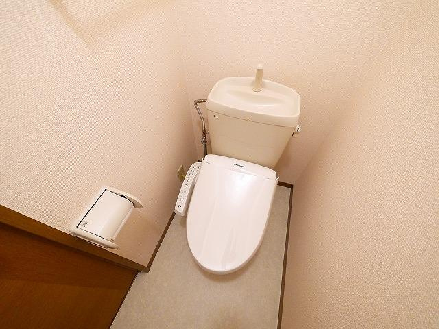 シェソワ（西大寺芝町）のトイレ|落ち着いた色調のトイレです
