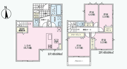 藤沢市本藤沢２丁目　新築戸建　全３棟１号棟