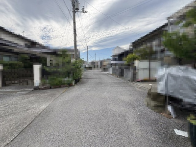 【前面道路含む現地写真】 | 売地　高知市介良乙　＠28.04