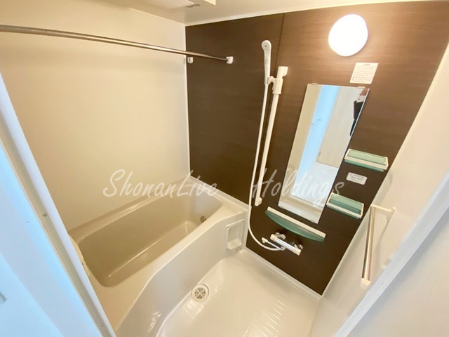 藤沢市城南３丁目の賃貸マンションの浴室|清潔感のあるお風呂です♪