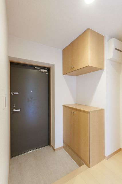 藤沢市城南３丁目の賃貸マンションの玄関|お履き物が多い方にもおすすめ♪