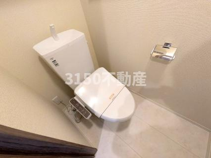 D-ROOM茜部中島　A棟のトイレ