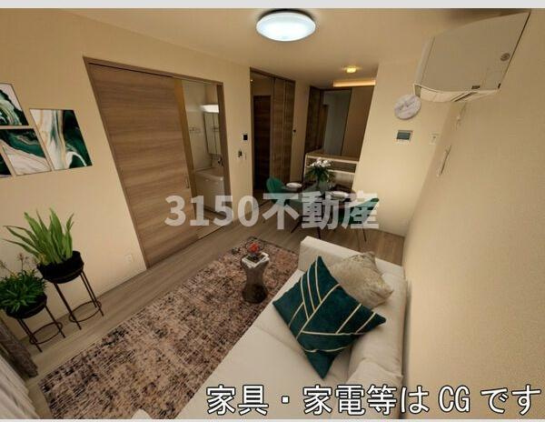 D-ROOM茜部中島　A棟の周辺