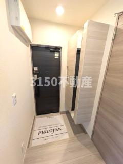 D-ROOM茜部中島　A棟の玄関