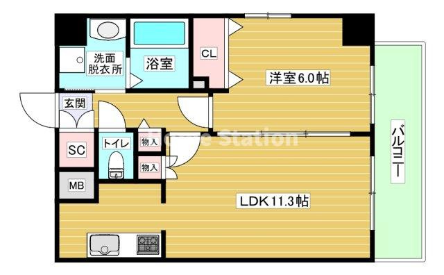 【間取り】 | エストーネ野田阪神