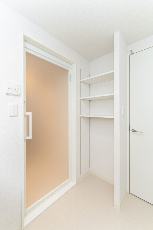 藤沢市辻堂５丁目の賃貸マンションの玄関|お履き物が多い方にもおすすめ♪