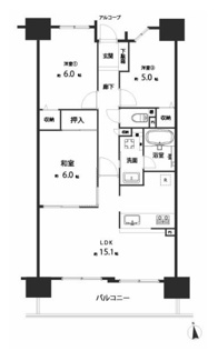 | 【ダイアパレス野並Ⅱ】✨️仲介手数料無料✨️野並小学校・南天白中学校