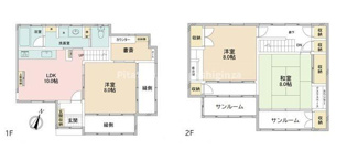【間取り】 | 古民家再生住宅戸建(民泊禁止）