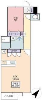 【間取り】 | フローリッシュ大久保Ⅱ