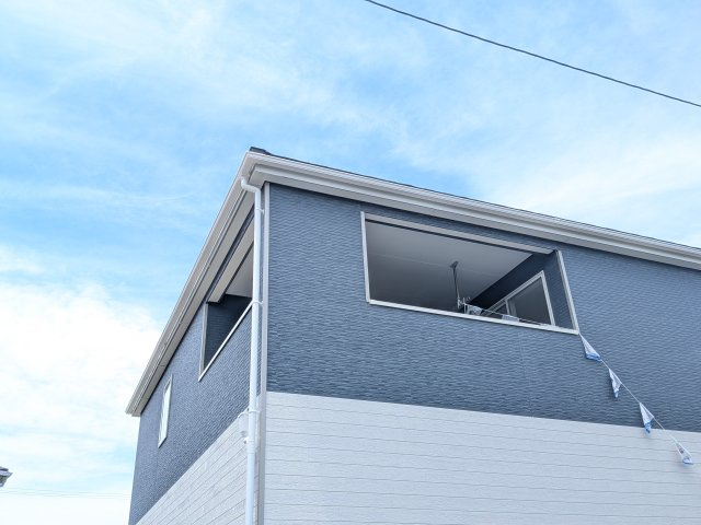 土浦市神立町　第8　新築戸建　1号棟のバルコニー