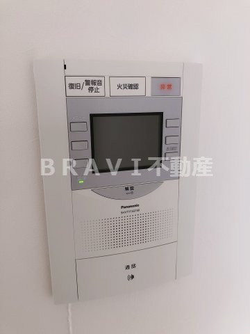 レシオス大阪城公園　BRAVI不動産のセキュリティ|【レシオス大阪城公園】モニター付インターホン