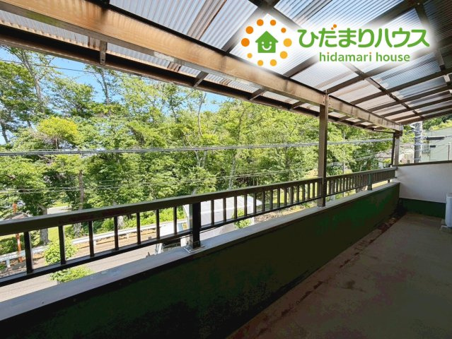 いわき市若葉台　中古戸建のバルコニー|バルコニー付きなら洗濯物がたくさん干せて乾きやすいですね