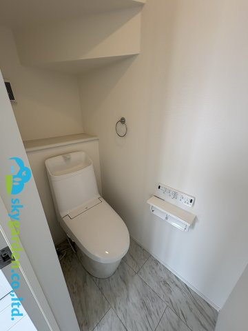 茅ヶ崎市浜之郷３期　新築戸建　全１棟のトイレ|トイレも気になるポイント
