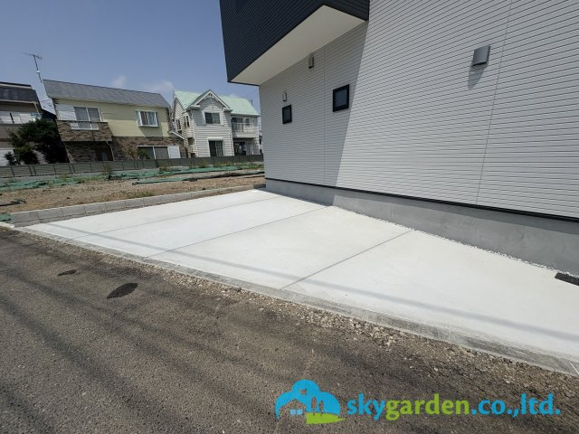 茅ヶ崎市浜之郷３期　新築戸建　全１棟の駐車場|駐車スペースもあります