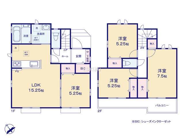 【間取り】 | 新築戸建／ふじみ野市苗間（全1棟）