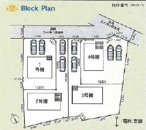 土浦市神立町　第8　新築戸建　3号棟の区画図|区画図です♪