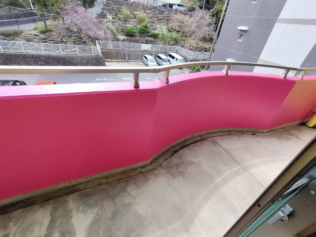 セントレジス・グランのバルコニー