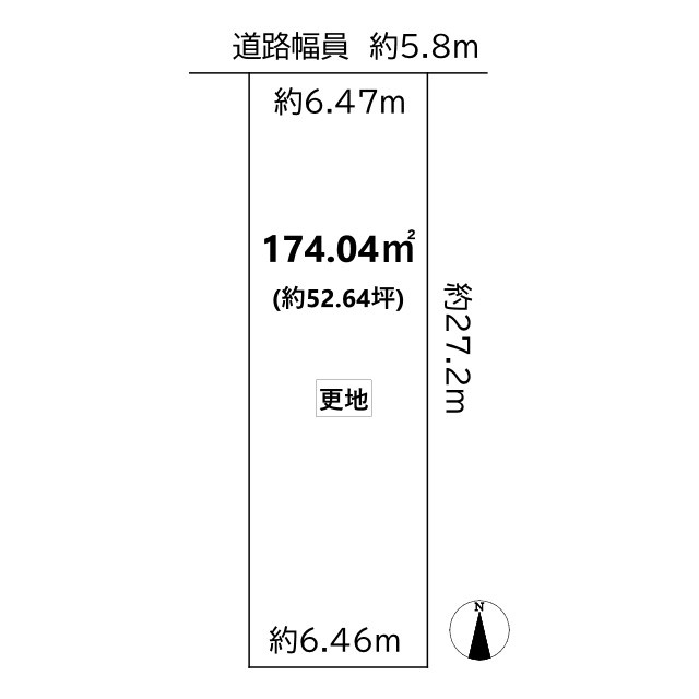 紫竹下本町 土地の土地図
