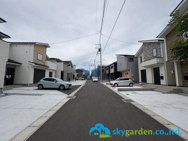 藤沢市本藤沢２丁目　新築戸建　全３棟3号棟の周辺|開発分譲地の様子