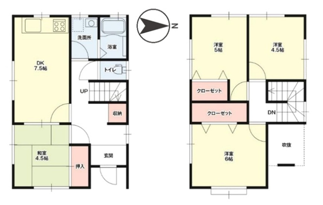 【間取り】 | 安中市古屋　中古住宅