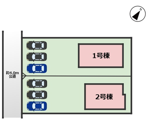 KEIAI GRACE守山区小幡北2期｜名古屋市の戸建ならホームアップの区画図