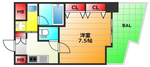 セイワパレス森ノ宮中央の間取り