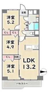 【間取り】 | マイプラザ塔南