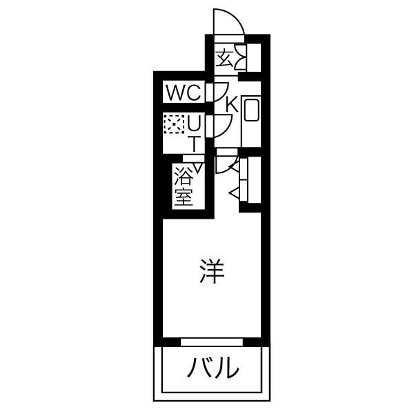 レジュールアッシュ塚本レジデンスの間取り