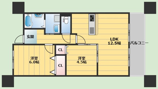 【間取り】 | 桜塚マンション