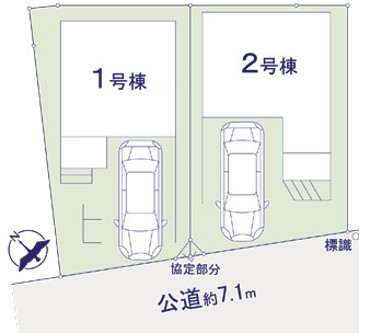 福岡市博多区那珂1期　1号棟の区画図
