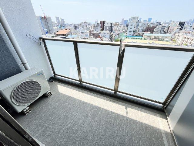 RPレジデンス都島のバルコニー|同物件別部屋の写真です。