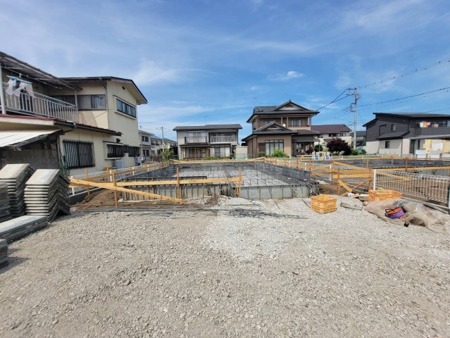 【LiveleGarden】上三川町上三川 第11　全3邸の外観|〇3号棟【4LDK+WIC+カースペース３台】
水回り集中家事動線の家事ラクプラン♪縦長リビングでご家族のコミュニケーションがとりやすい間取りです。全居室6帖以上♪
※2026年5月撮影