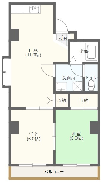 原田ビルの間取り