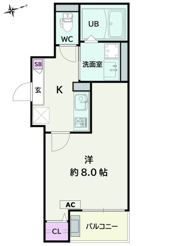 Jack kasumigasekihigashiⅠの間取り