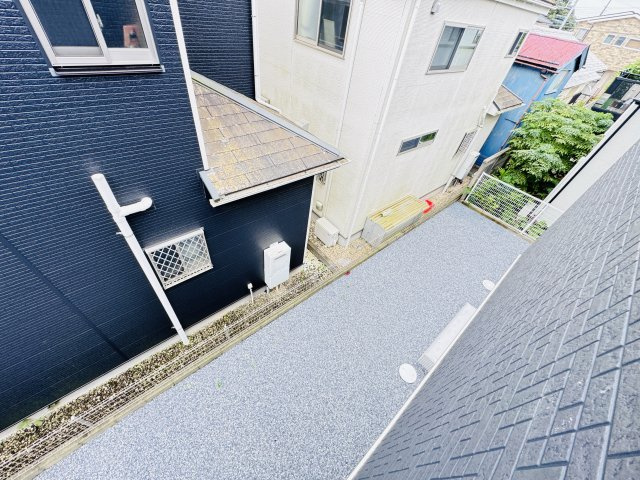 松戸市六実２丁目新築戸建【六実第二小学校:2分】の展望|バルコニーより南側眺望